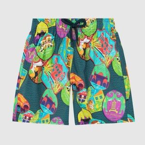 Vilebrequin Boys Indian Resorts Print Swim Shorts - Size 14Y